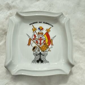 Vintage Museo del Ejercito Toledo Spain Army Museum Ashtray Souvenir Tourist